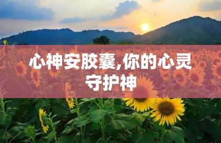 心神安胶囊,你的心灵守护神