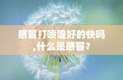 感冒打喷嚏好的快吗,什么是感冒？